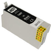 Premium Drucker-Patrone kompatibel Epson (407) black...