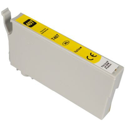 Premium Drucker-Patrone kompatibel Epson (407) yellow (gelb), XL-Inhalt = 25ml